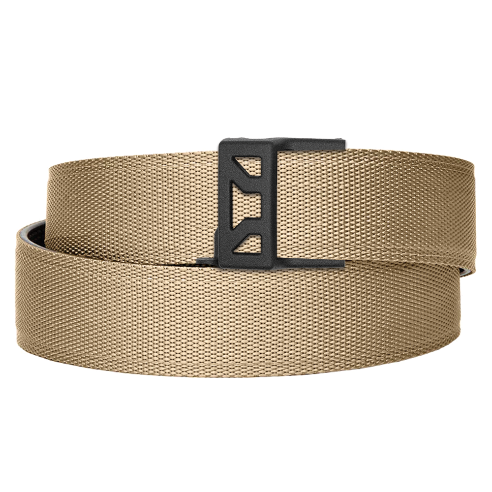X SERIES BUCKLE | TAN 499 TACTICAL NYLON GUN BELT 1.5
