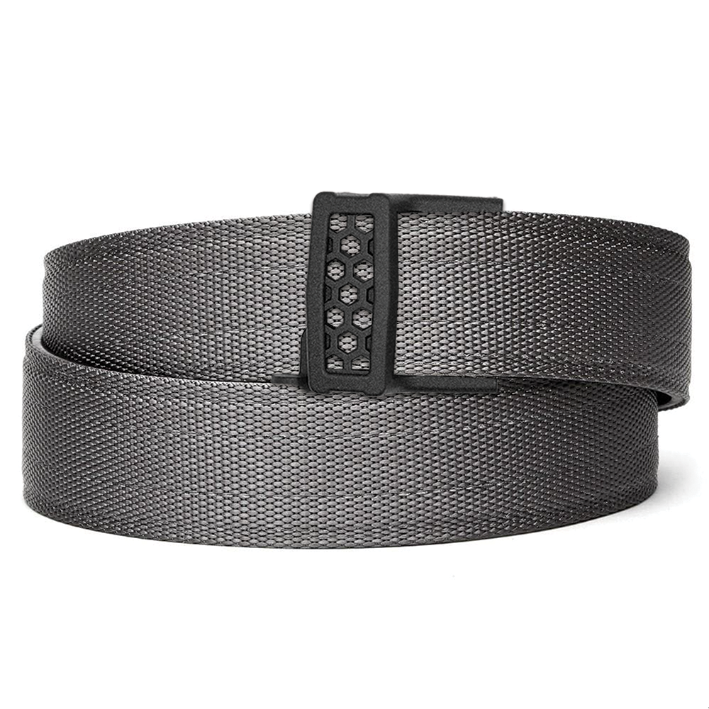 X SERIES BUCKLE | GRAY TACTICAL NYLON GUN BELT 1.5