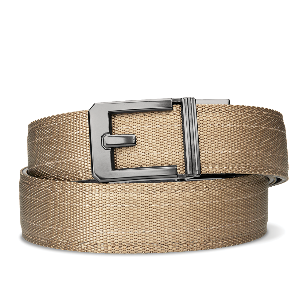 X SERIES BUCKLE | TAN 499 TACTICAL NYLON GUN BELT 1.5