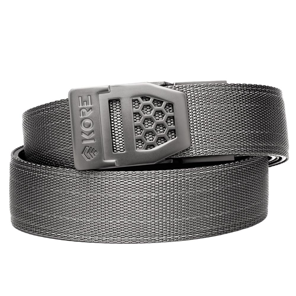 X SERIES BUCKLE | GRAY TACTICAL NYLON GUN BELT 1.5