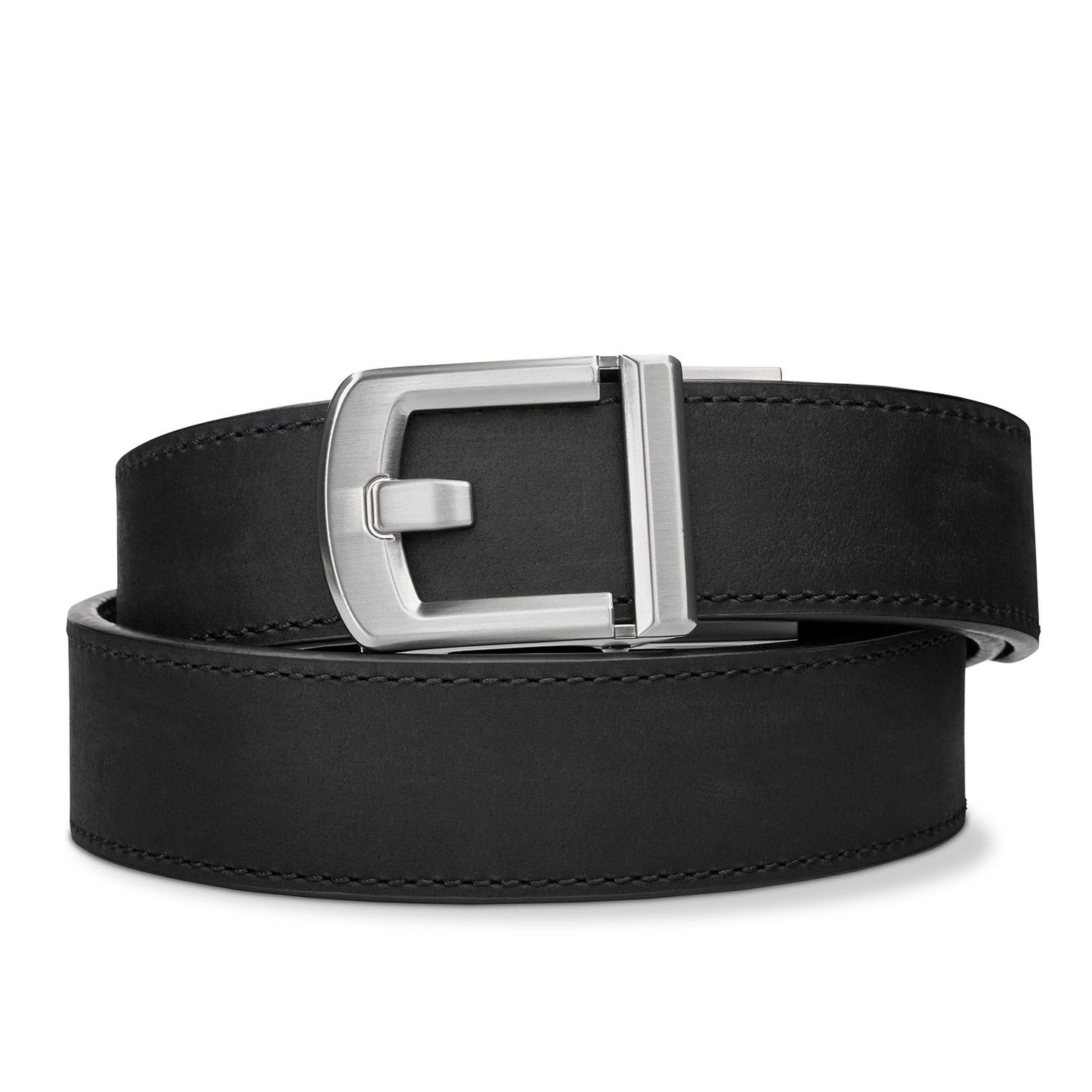 X SERIES BUCKLE | BLACK BUFFALO LEATHER GUN BELT 1.5