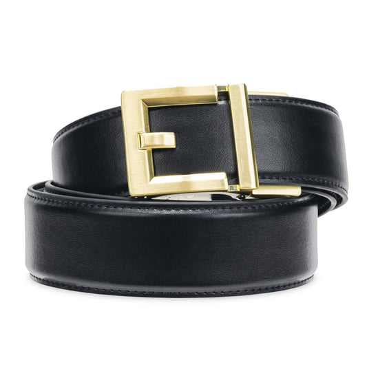 G2 BRASS BUCKLE | LEATHER GARRISON GUN BELT 1.75