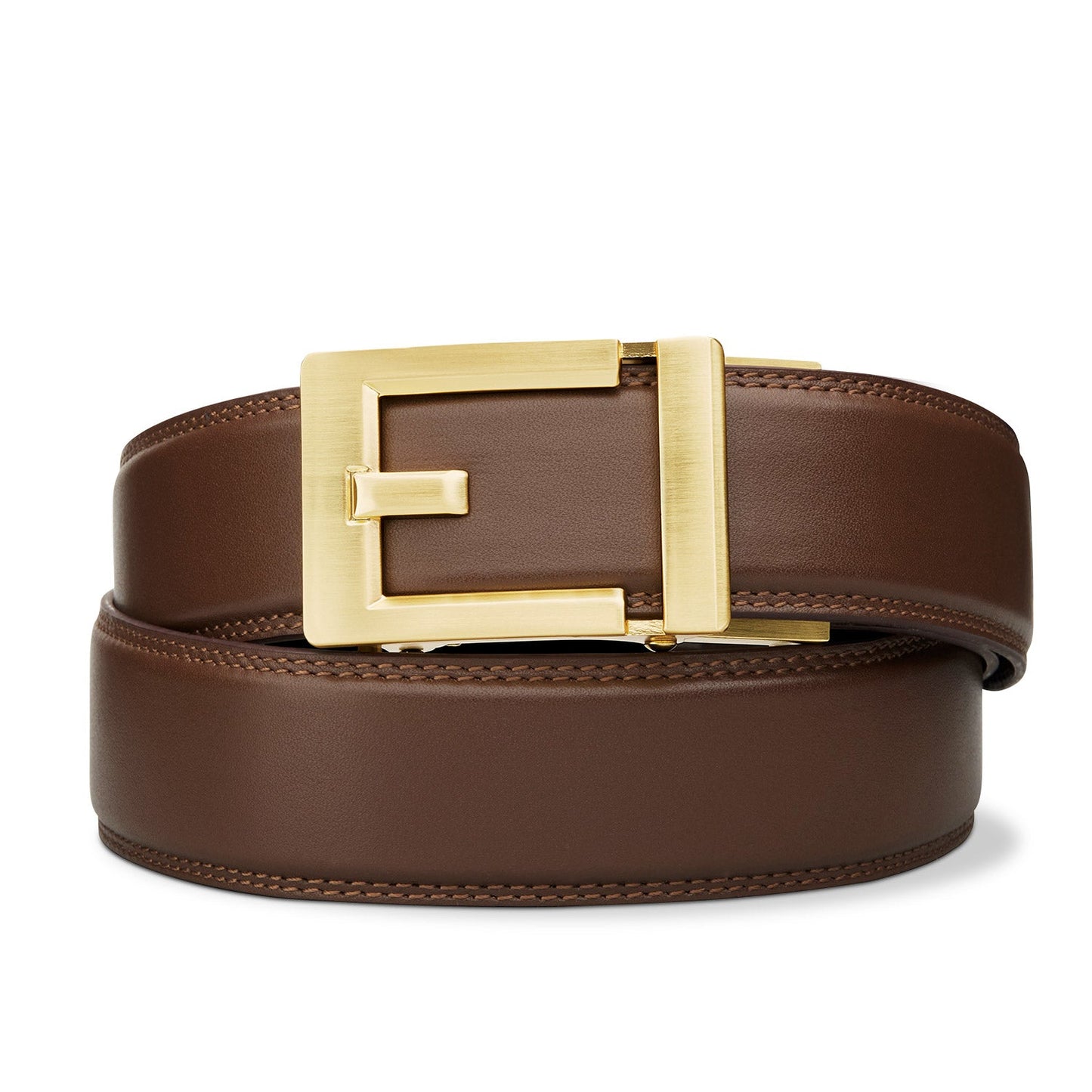 EXPRESS BRASS BUCKLE  |  CLASSIC LEATHER BELT 1.37