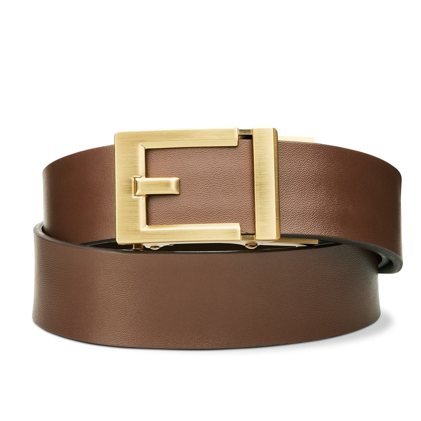 EXPRESS BRASS BUCKLE  |  CLASSIC LEATHER BELT 1.37