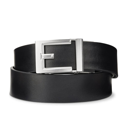 EXPRESS NICKEL BUCKLE | CLASSIC LEATHER BELT 1.37