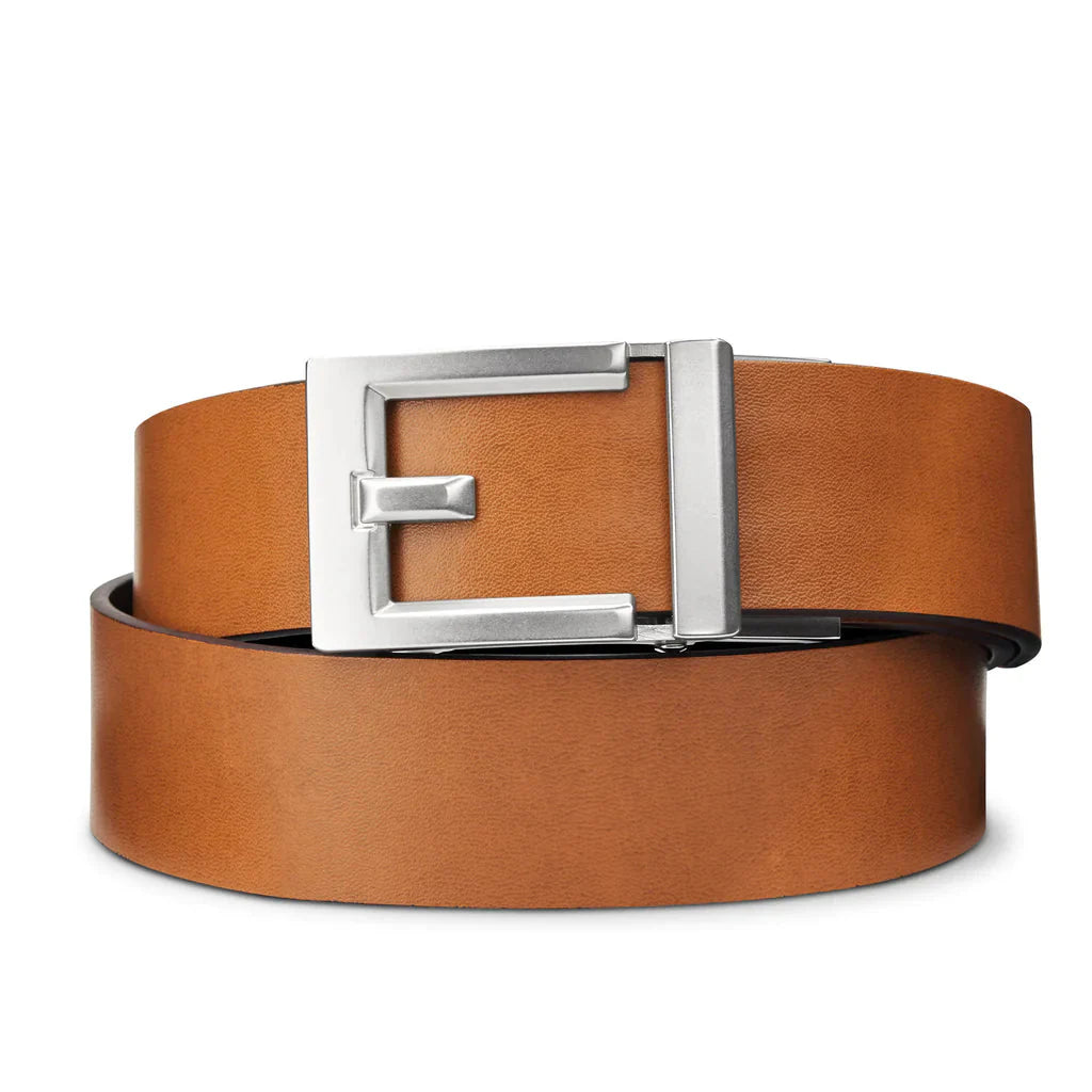 EXPRESS NICKEL BUCKLE | CLASSIC LEATHER BELT 1.37