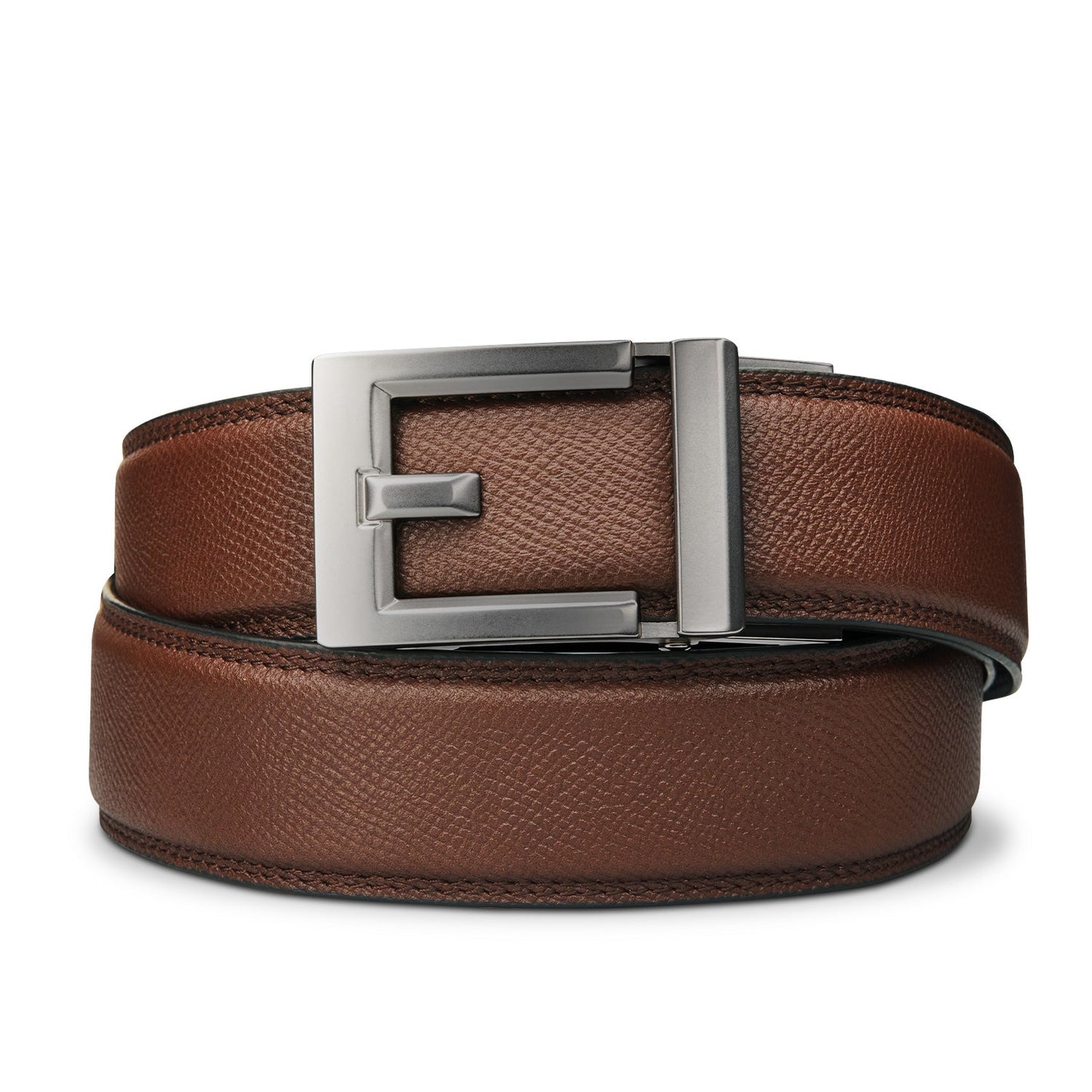 EXPRESS GUNMETAL BUCKLE  |  CLASSIC LEATHER BELT 1.37