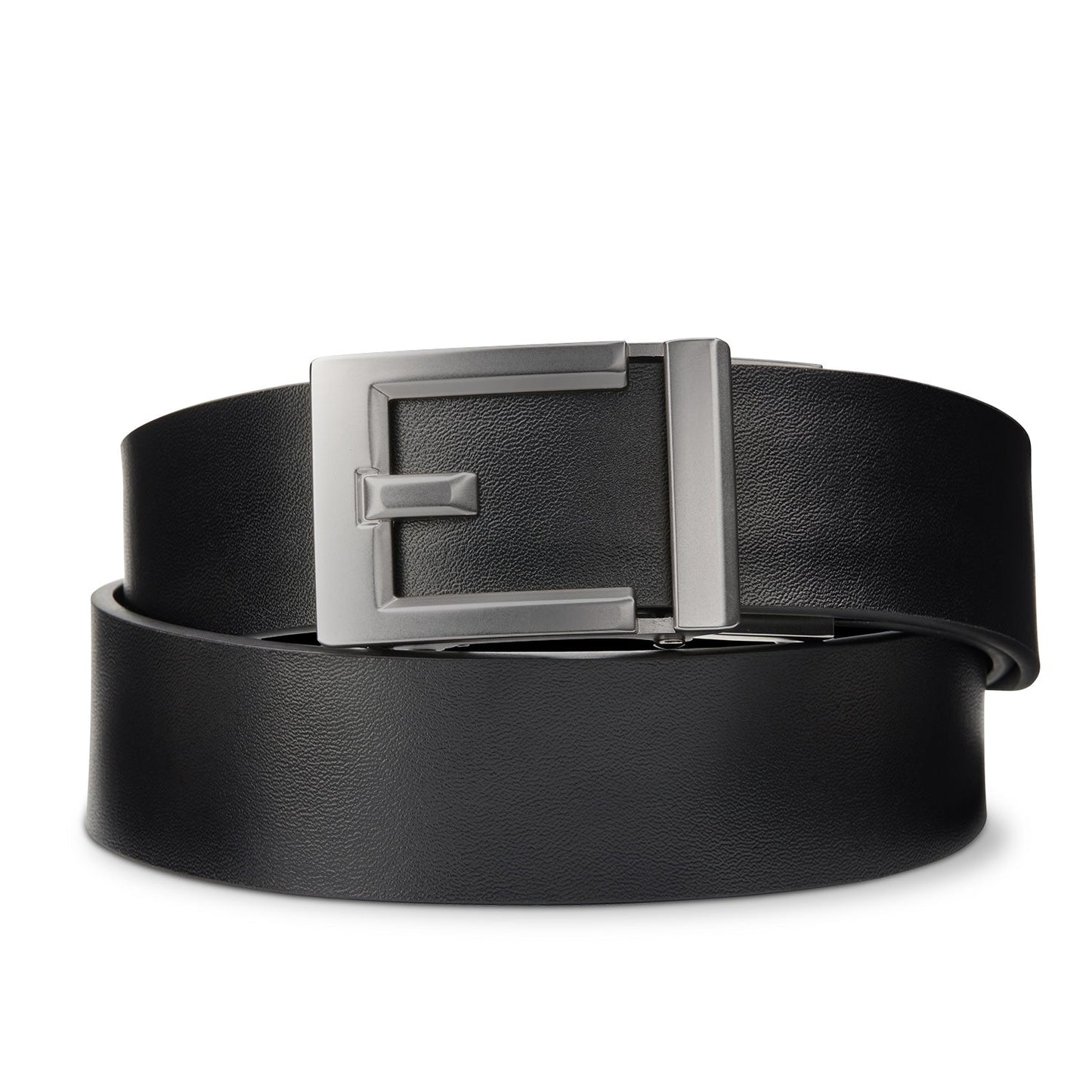EXPRESS GUNMETAL BUCKLE  |  CLASSIC LEATHER BELT 1.37