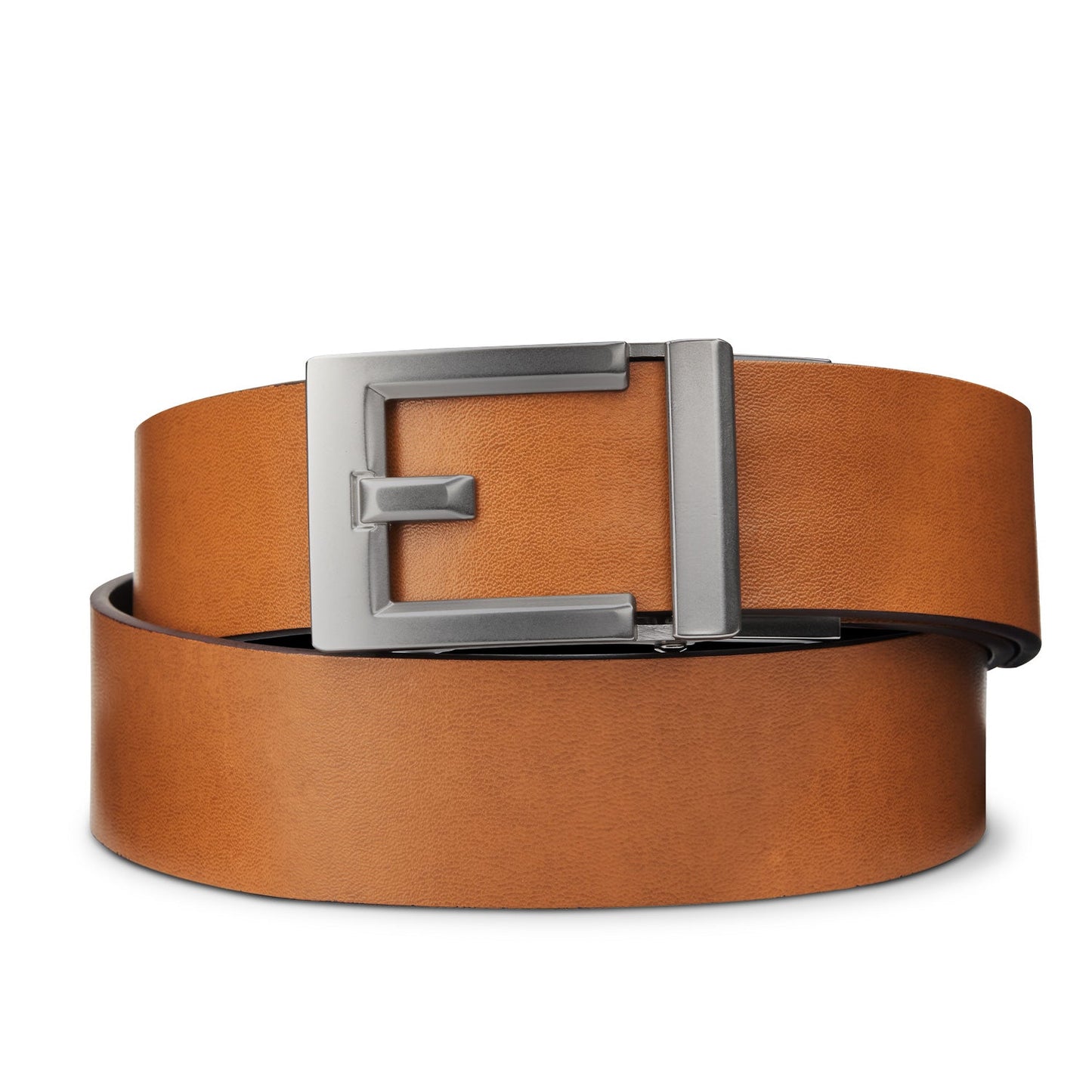 EXPRESS GUNMETAL BUCKLE  |  CLASSIC LEATHER BELT 1.37