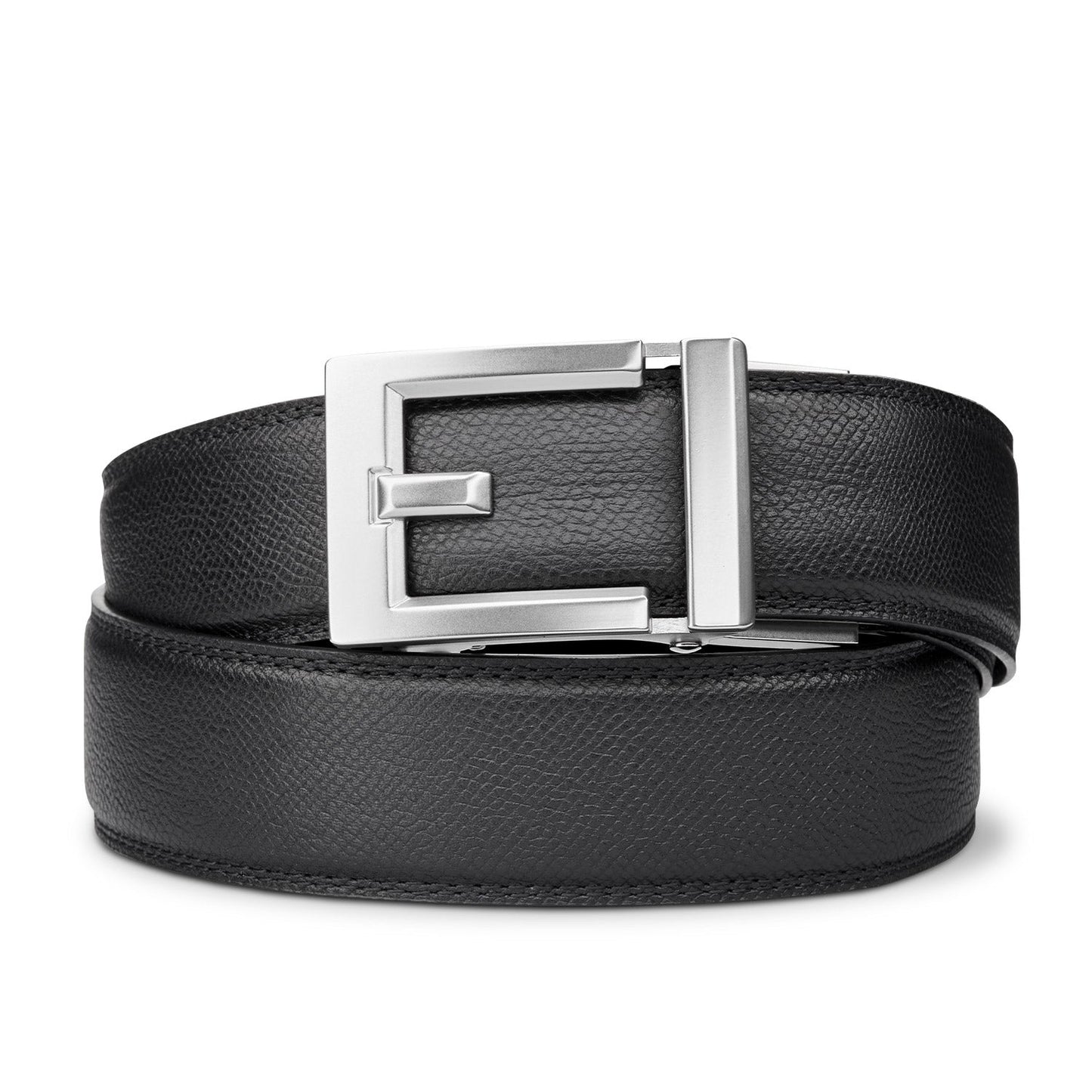 EXPRESS NICKEL BUCKLE | CLASSIC LEATHER BELT 1.37