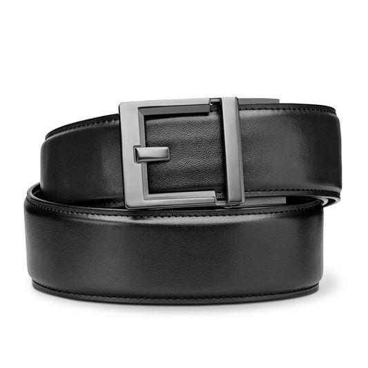 G2 GUNMETAL BUCKLE | LEATHER GARRISON GUN BELT 1.75