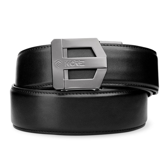 G3 GUNMETAL BUCKLE | LEATHER GARRISON GUN BELT 1.75