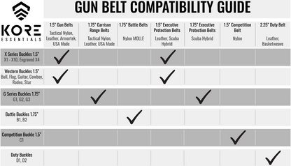 GARRISON GUN BUCKLES 1.75   [BUCKLE ONLY]