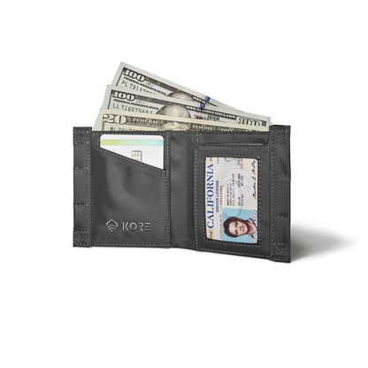 GRAY TACTICAL BIFOLD WALLET