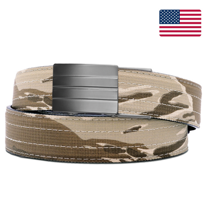 X SERIES BUCKLE | DESERT TIGER STRIPE TACTICAL NYLON GUN BELT 1.5