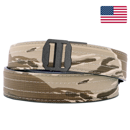 X SERIES BUCKLE | DESERT TIGER STRIPE TACTICAL NYLON GUN BELT 1.5