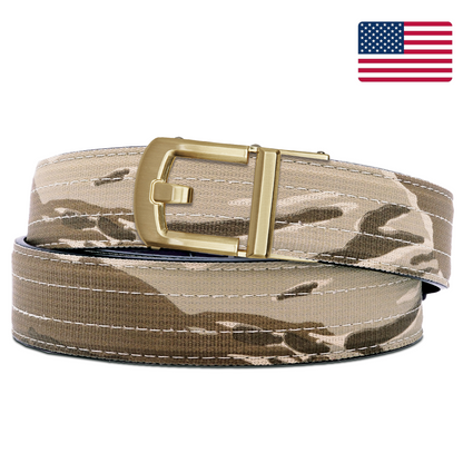 X SERIES BUCKLE | DESERT TIGER STRIPE TACTICAL NYLON GUN BELT 1.5