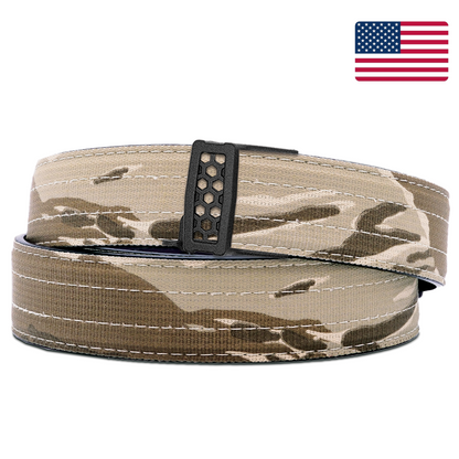 X SERIES BUCKLE | DESERT TIGER STRIPE TACTICAL NYLON GUN BELT 1.5
