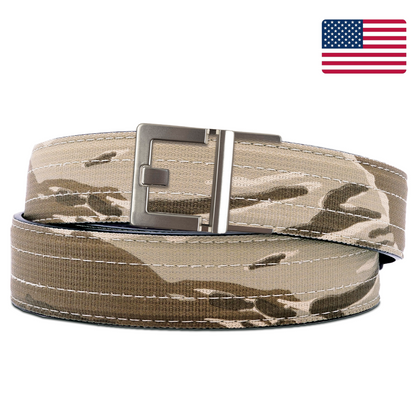 X SERIES BUCKLE | DESERT TIGER STRIPE TACTICAL NYLON GUN BELT 1.5