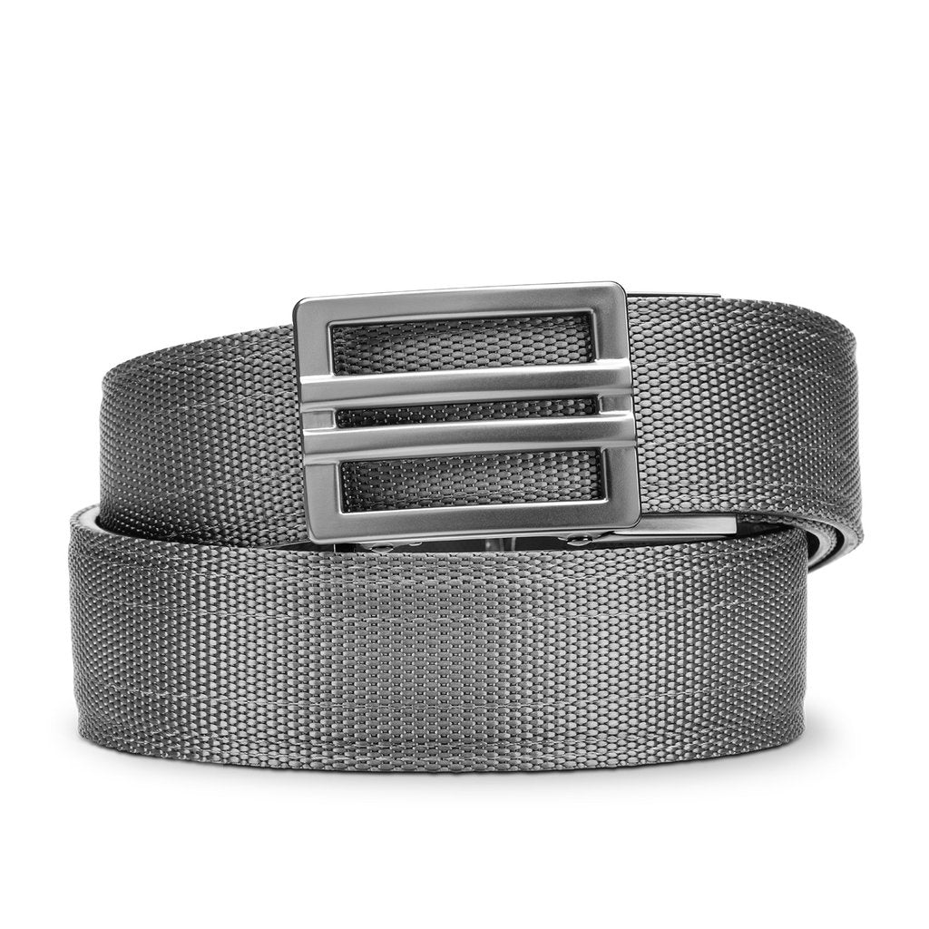 X SERIES BUCKLE  | GRAY TACTICAL NYLON GUN BELT 1.5