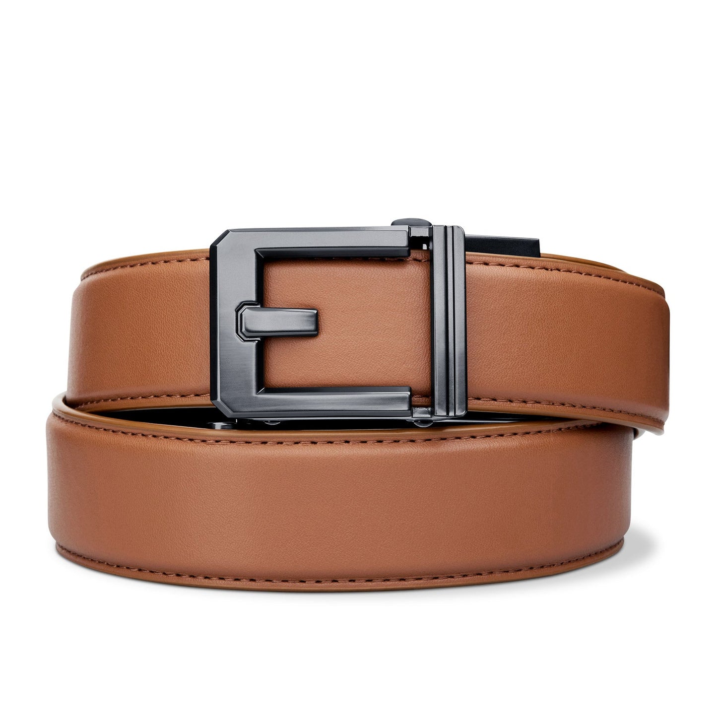 X SERIES BUCKLE  | TAN LEATHER GUN BELT 1.5