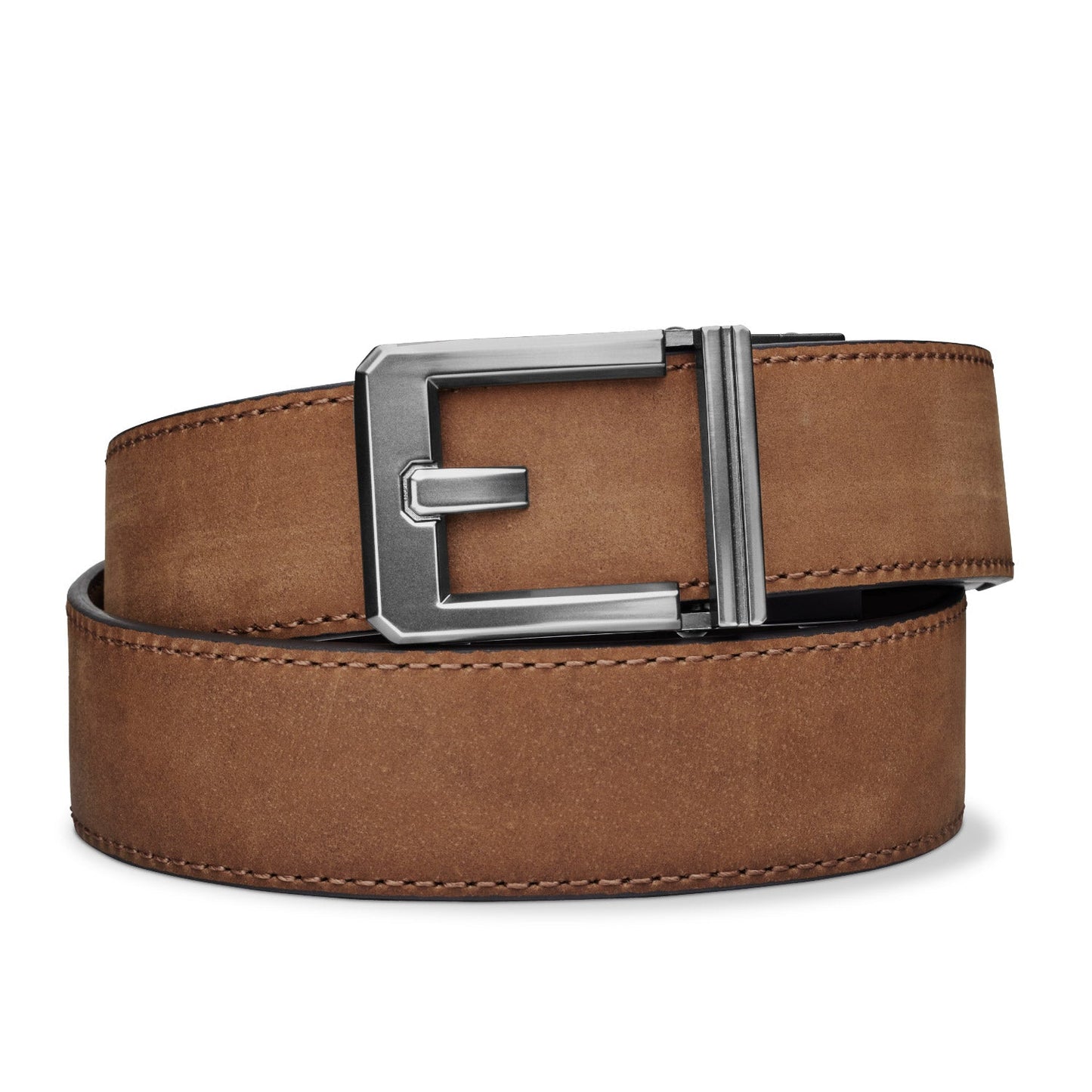 X SERIES BUCKLE  | BROWN BUFFALO LEATHER GUN BELT 1.5