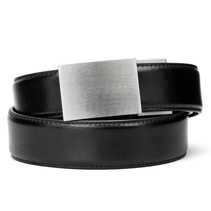 X SERIES BUCKLE  | BLACK LEATHER GUN BELT 1.5