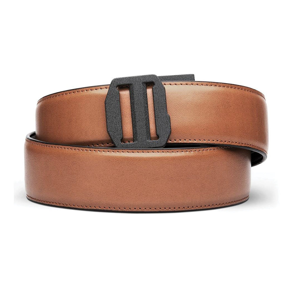X SERIES BUCKLE  | TAN LEATHER GUN BELT 1.5