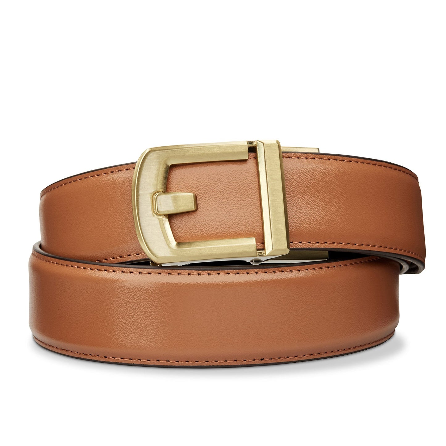X SERIES BUCKLE  | TAN LEATHER GUN BELT 1.5