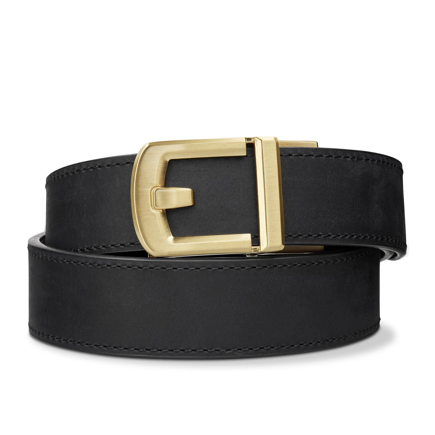 X SERIES BUCKLE  | BLACK BUFFALO LEATHER GUN BELT 1.5