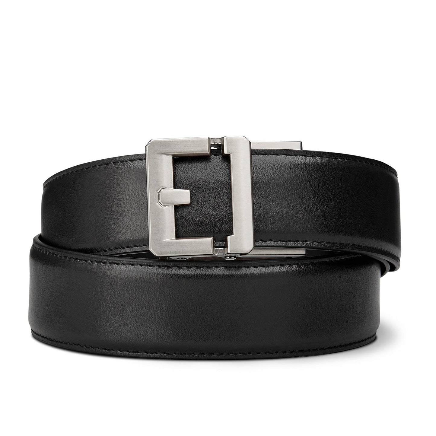 X SERIES BUCKLE  | BLACK LEATHER GUN BELT 1.5