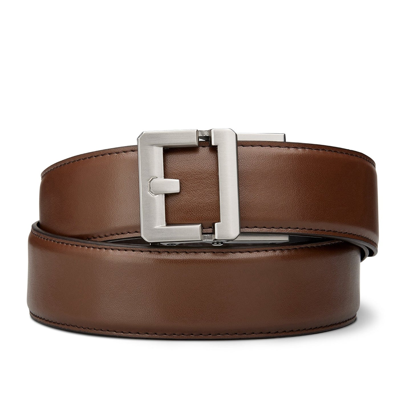 X SERIES BUCKLE  | BROWN LEATHER GUN BELT 1.5