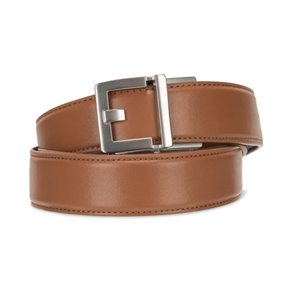 X SERIES BUCKLE  | TAN LEATHER GUN BELT 1.5